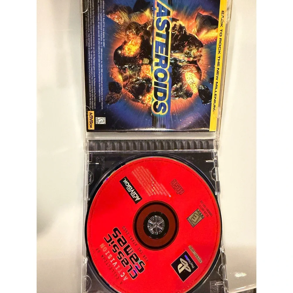 Activision Classic Games Atari 2600 Sony PlayStation 1 PS1 SLUS-00777 Retro 1999